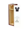 Skye Terrier - une boîte géométrique avec une photo et un texte pour le vin de la marque Art-Dog