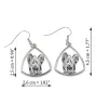Skye Terrier - boucles d'oreilles avec chien, boucles d'oreilles pendantes avec photo, bijoux personnalisés avec impression de la marque Art-Dog