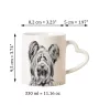 Skye Terrier - Tasse mit Hund, entzückende Tasse mit herzförmigem Henkel, universelles Geschenk der Marke Art-Dog