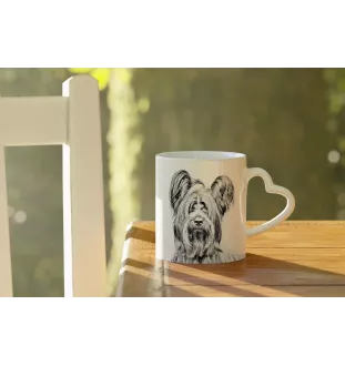 Skye Terrier - tasse avec chien, une tasse adorable avec une anse en forme de cœur, un cadeau universel de la marque Art-Dog