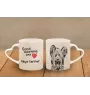 Skye Terrier kubek z psem good morning serce Art-Dog