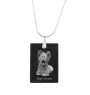 Skye Terrier - Pendentif en cristal avec chien, collier en argent avec photo, pendentif personnalisé par la marque Art-Dog