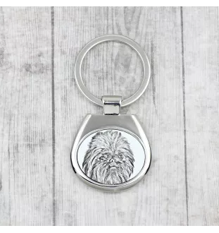 Affenpinscher - porte-clés avec chien, porte-clés imprimé, breloque personnalisée de la marque Art-Dog