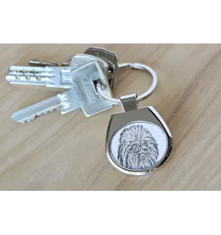 Affenpinscher, Affen, Affie - keychain with a dog, keychain with a print, personalized pendant from the Art-Dog brand