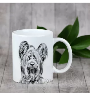 Skye Terrier - Tasse mit Hund, fröhliche Tasse für Hundeliebhaber, personalisiertes Geschenk der Marke Art-Dog