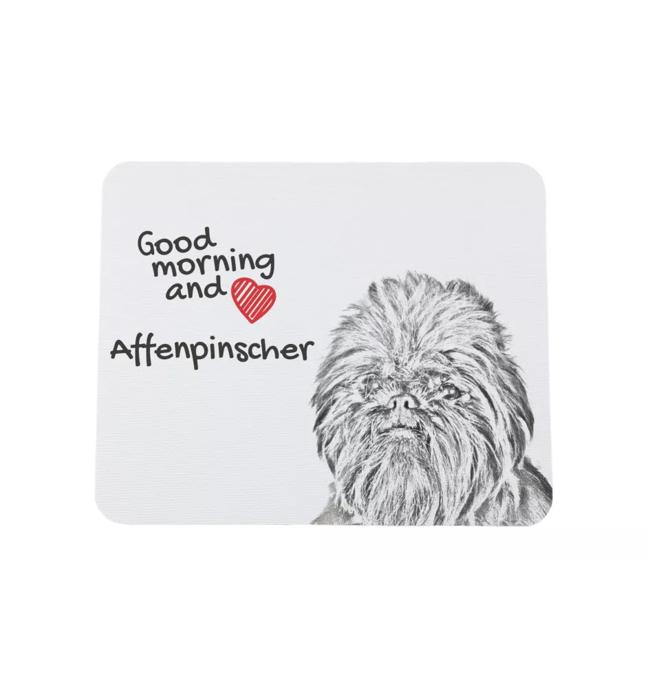 Affenpinscher - tapis de souris personnalisé avec impression, tapis de souris personnalisé avec chien, accessoire unique pour employé de bureau de la marque Art-Dog