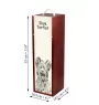 Silky Terrier - wine box with a dog, alcohol box with graphics, personalized gift box from the Art-Dog brand