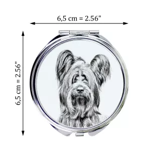 Skye Terrier lusterko ze zdjęciem psa Art-Dog