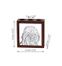 Affenpinscher - porte-stylo avec chien, organiseur de bureau avec impression, décoration de bureau personnalisée de la marque Art-Dog