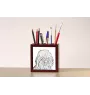 Affenpinscher - porte-stylo avec chien, organiseur de bureau avec impression, décoration de bureau personnalisée de la marque Art-Dog