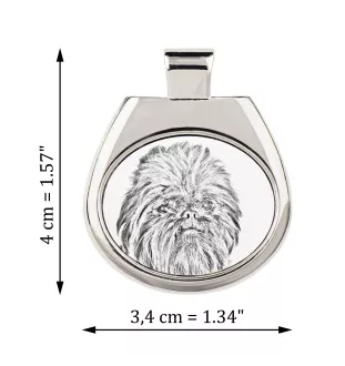 Affenpinscher - collier avec chien, pendentif personnalisé avec photo, collier unique pour femmes et hommes de la marque Art-Dog
