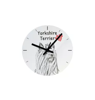 Affenpinscher, Affen, Affie - wall clock with a dog, shelf clock with a print, personalized home decoration from the Art-Dog brand