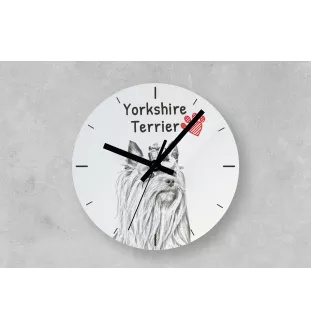 Affenpinscher, Affen, Affie - wall clock with a dog, shelf clock with a print, personalized home decoration from the Art-Dog brand