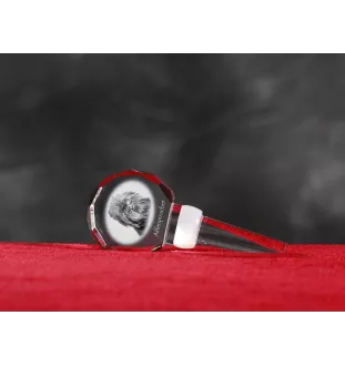 Pinczer małpi grubszy stopper do wina z psem Art-Dog