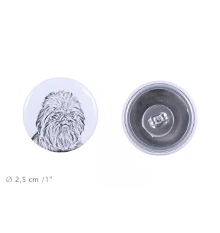 Pinczer małpi kolczyki z psem mały Art-Dog