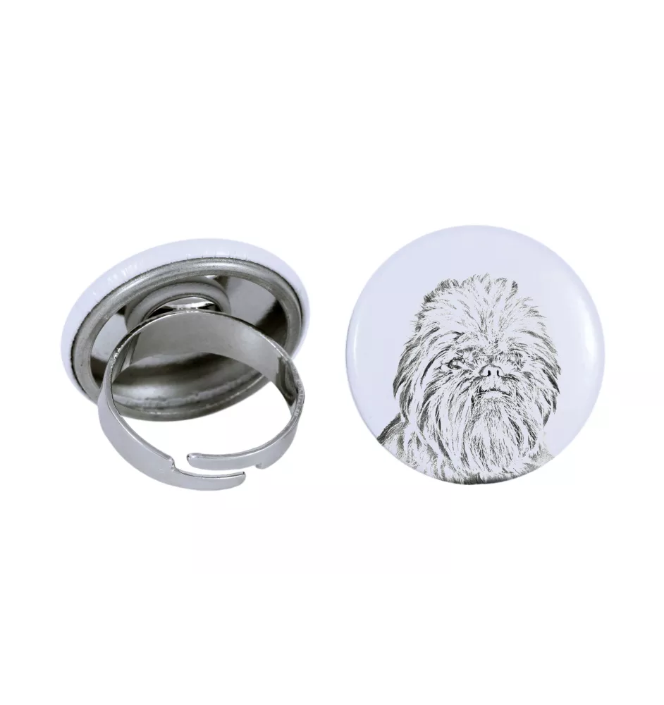 Affenpinscher - Damen Schmuck mit dem Bild eines Hundes, handgefertigtes Produkt, Möglichkeit, Ihr eigenes Foto hinzuzufügen, Marke Art-Dog