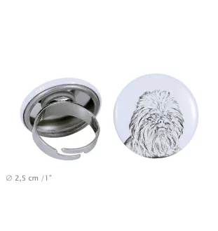 Affenpinscher - bijoux pour femmes avec l'image d'un chien, produit fait à la main, possibilité d'ajouter sa propre photo, marque Art-Dog