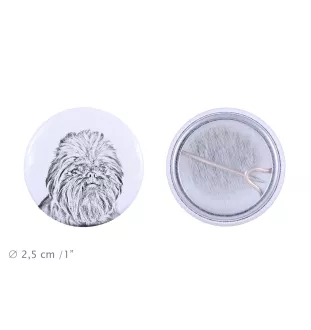 Affenpinscher - badge avec votre chien, ajoutez votre propre photo, marque Art-Dog