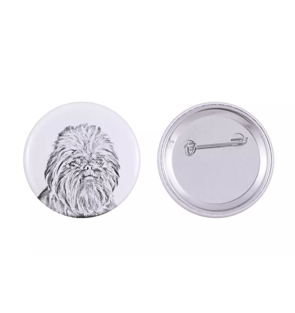 Pinczer małpi przypinka z psem duża Art-Dog