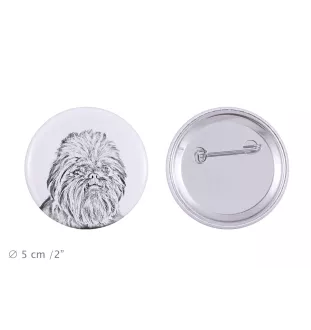 Pinczer małpi przypinka z psem duża Art-Dog