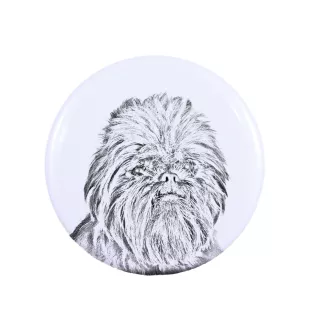 Affenpinscher - Anstecknadel mit Ihrem Hund, fügen Sie Ihr eigenes Foto hinzu, Marke Art-Dog