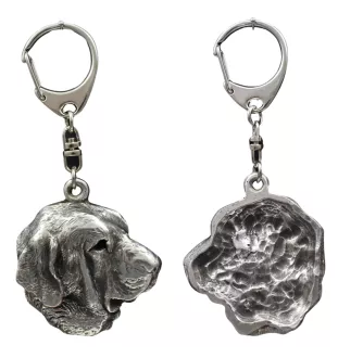 Mâtin espagnol, Mastin Leones - Porte-clés argenté avec chien, décoration de sac à main, pendentif de sac à dos par la marque Art-Dog