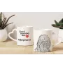 Affenpinscher - Tasse mit Hund, entzückende Tasse mit herzförmigem Henkel, universelles Geschenk der Marke Art-Dog