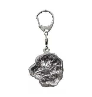 Spanischer Mastiff, Mastín aus León - Versilberter Schlüsselanhänger mit Hund in einer Geschenkbox, Handtaschenschmuck, Rucksackanhänger der Marke Art-Dog