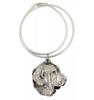 Spanischer Mastiff, Mastín aus León - Hundehalsband, einzigartiger Schmuck für den Hundefan, einzigartiger Kreuzotter-Anhänger der Marke Art-Dog
