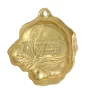 Spanish Mastiff, Mastín Español - Dog necklace in gift box, gold-plated pendant for dog fan, striking jewellery by Art-Dog