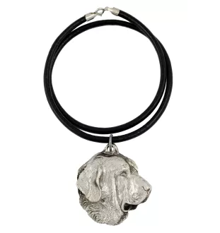 Spanish Mastiff, Mastín Español - Dog necklace in gift box, silver-plated locket for dog fan, striking pendant by Art-Dog brand