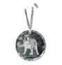 Spanish Mastiff, Mastín Español - crystal bauble with a photo, dog photo in crystal, personalized Christmas tree ornament by Art-Dog brand