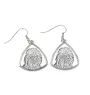 Affenpinscher, Affen, Affie - dog earrings, hanging earrings with a picture, personalized jewelry with Art-Dog brand print