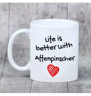 Affenpinscher - tasse avec chien, tasse avec photo, cadeau personnalisé de la marque Art-Dog