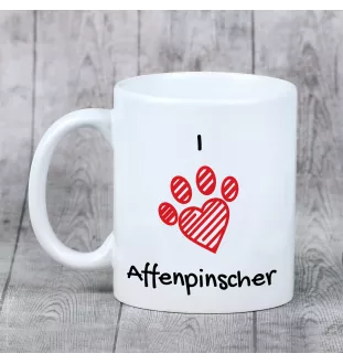 Affenpinscher - Tasse mit Hund, entzückende Tasse mit Grafik, Geschenk mit Ihrem Foto von der Marke Art-Dog