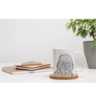 Affenpinscher - Tasse mit Hund, fröhliche Tasse für Hundeliebhaber, personalisiertes Geschenk der Marke Art-Dog