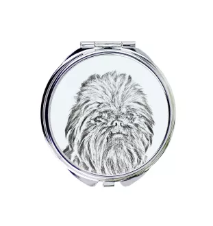 Pinczer małpi lusterko ze zdjęciem psa Art-Dog