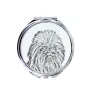 Affenpinscher, Affen, Affie - Pocket mirror with a dog, personalized mirror for a purse, compact mirror with Art-Dog brand print.