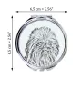 Affenpinscher, Affen, Affie - Pocket mirror with a dog, personalized mirror for a purse, compact mirror with Art-Dog brand print.