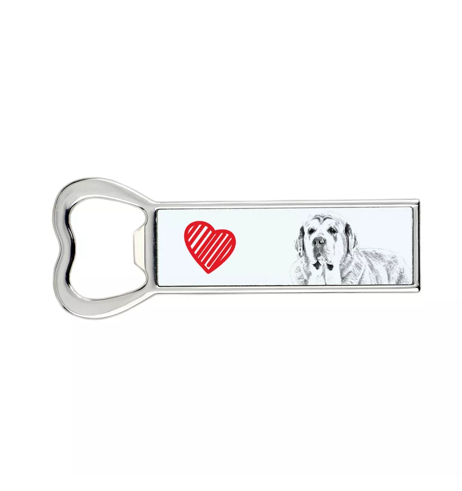 Spanischer Mastiff, Mastín aus León - Flaschenöffner mit Hund, personalisierter Flaschenöffner für den Kühlschrank, ein einzigartiges Geschenk für Männer von der Marke Art-Dog