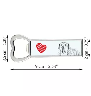 Spanish Mastiff, Mastín Español - bottle opener with a dog, personalized fridge opener, unique gift for a man by Art-Dog brand
