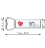 Spanish Mastiff, Mastín Español - bottle opener with a dog, personalized fridge opener, unique gift for a man by Art-Dog brand