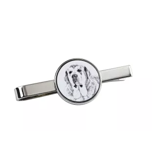 Spanish Mastiff, Mastín Español - tie clip with a dog, personalized tie clip, a unique gift for a man from the Art-Dog brand