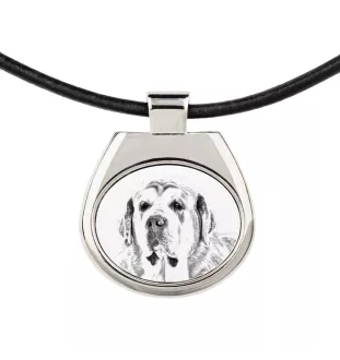 Spanischer Mastiff, Mastín aus León - Halskette mit Hund, personalisierter Anhänger mit Foto, einzigartige Halskette für Frauen und Männer von der Marke Art-Dog