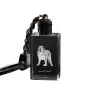 Mâtin espagnol, Mastin Leones - Porte-clés en cristal avec photo de chien, porte-clés lumineux, cadeau unique de la marque Art-Dog