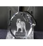 Mâtin espagnol, Mastin Leones - pendentif avec une photo de chien, porte-clés en cristal dans une boîte cadeau, un cadeau unique par Art-Dog