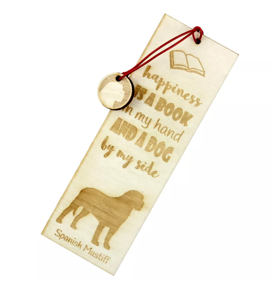 Spanish Mastiff, Mastín Español - dog bookmark, personalized bookmark, dog gadget for Art-Dog brand readers