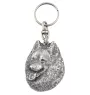 Spitz - Silver-plated dog pendant, handbag decoration, backpack pendant by Art-Dog brand