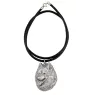 Spitz - Necklace with dog, silver-plated pendant for dog fan, unique jewelry by Art-Dog brand