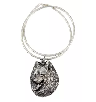 Spitz - Dog necklace, unique jewellery for the dog fan, unique adder pendant by Art-Dog brand